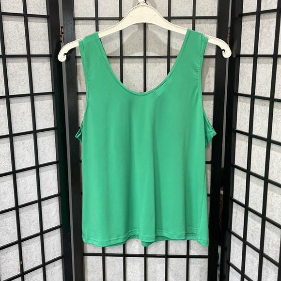 Cydney Mar Bright Green Tank Top, EUC, SZ XL - Picture 3 of 6